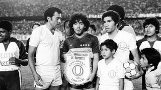 Universitario vs Boca Juniors  Amistoso 1981 Partido Completo Maradona [upl. by Ytsirhk]