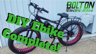 DIY Ebike build  Episode 11  EBIKE Complete [upl. by Dody402]