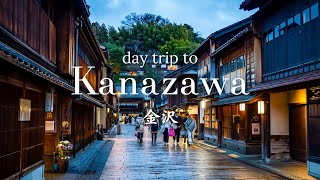 Day Trip to Kanazawa  Japan Travel Vlog  Higashi Chaya Kenrokuen [upl. by Cimbura]