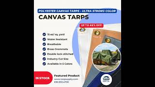 POLYESTER CANVAS TARPS ULTRA STRONG COLOR CANVAS TARPS [upl. by Acisey938]