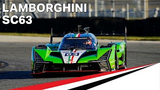 Lamborghini IMSA GTP Debut at The 12 Hours of Sebring [upl. by Maia972]