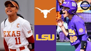 3 Texas vs 2 LSU Highlights  2024 College Softball Highlights [upl. by Akim646]