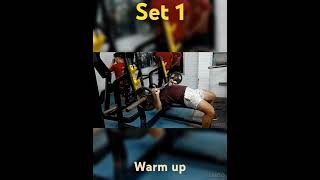 Bench press Warm up Set 1 motivation [upl. by Lihas422]