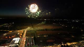 Canada Day Fireworks 2024  Bowmanville Ontario Canada [upl. by Adnohryt]