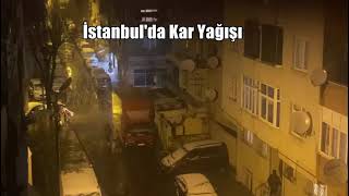 İstanbulda kar yağışı canlı izle [upl. by Ahsinyar]