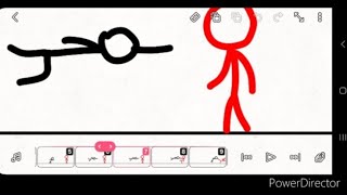 Luta Stickman Animação FlipaClip [upl. by Ylime]