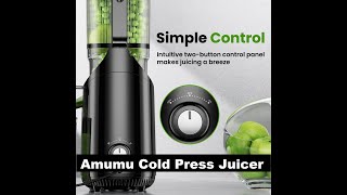 Amumu Cold Press Juicer Review Unlock the Power of Slow Masticating Machines [upl. by Follansbee731]