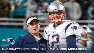 Josh McDaniels Breaks Down Tom Bradys Best Comebacks  Patriots [upl. by Eilak648]