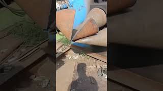 Making process of iron conical pipe cap [upl. by Reffineg]