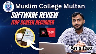 Software Review  itops Screen Reorder  For Teachers Recording Lectures  Muslim College Multan [upl. by Chamberlin207]