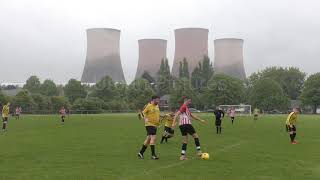 Football match interrupted by power station demolition explosion [upl. by Wrand304]