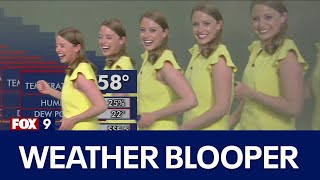 Meteorologist multiplies on screen during graphics glitch  FOX 9 KMSP [upl. by Akenehs91]