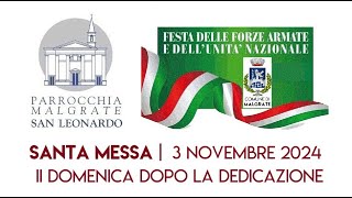 03 Novembre 2024  Santa Messa II DOMENICA Dopo la DEDICAZIONE [upl. by Savihc702]