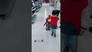 Spiderman Fan Spiderman Friend ❤️siblingsvlog spiderman merrychristmas shoppingtime toystory [upl. by Webber581]