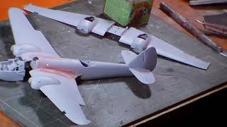 Bomber Command Gb Airfix 172 Bristol Blenheim Video 1 [upl. by Terena]