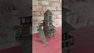 Amazing mud house making 🏠  clayhouse mudhouse craft [upl. by Bruner18]