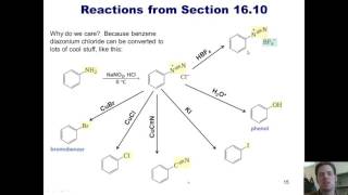 Chapter 16 – Electrophilic Aromatic Substitutions Part 3 of 6 [upl. by Webb]