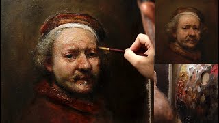 Rembrandts painting technique demo [upl. by Rana860]