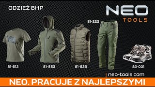 NEO odzież BHP z serii CAMO 81612 81553 81533 81222 82021 [upl. by Ynamrej]