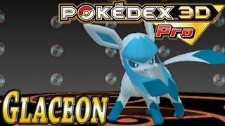 Pokemon 471 Glaceon Pokedex 3D Pro [upl. by Harte]