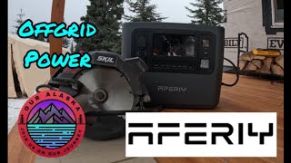 AFERIY P210  The Perfect Portable Power Station for our Off Grid Alaska Cabin [upl. by Guntar]