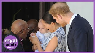 quotHes a Lovely Guyquot  Baby Archie Meets Desmond Tutu 🥺 [upl. by Nitsruk]