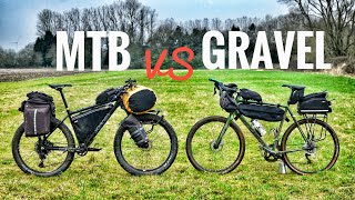 MTB vs Gravel Bike  Which is best for Bikepacking [upl. by Calle]