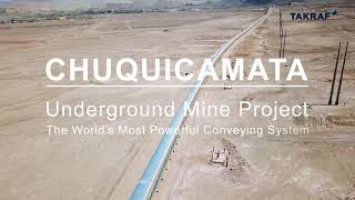 The worlds most powerful belt conveyor system at Chuquicamata Chile [upl. by Seys]