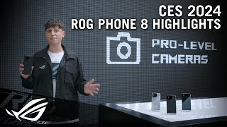 CES 2024 ROG Phone 8 Series  Highlights [upl. by Lanuk381]