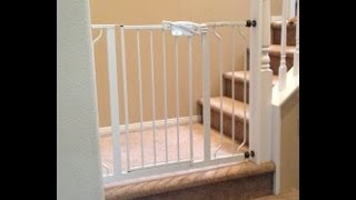 How to install a tension gate on a banister [upl. by Enaej975]