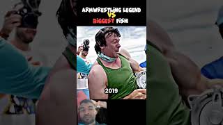 Armwrestling Legend vs Strongest fishdevonlarratt armwrestling shorts viral [upl. by Abih212]