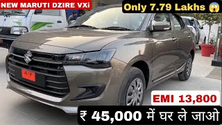 2024 Maruti Dzire Vxi Model With Company Fitted Accessories  EMI amp Finance Detail [upl. by Anawik]