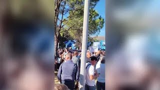 protesta Lazio Lotito [upl. by Noremmac]