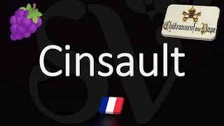 How to Pronounce Cinsault French Wine Pronunciation [upl. by Jarv]