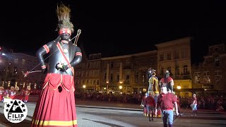 De volledige apotheose van Katuit op de grote markt van Dendermonde  op 29 Augustus 2024 [upl. by Atyekram]