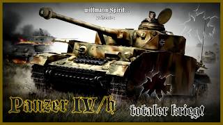 WAR THUNDER tanks  Panzer lV H  totaler krieg Classique matériels Allemand [upl. by Ludovick]