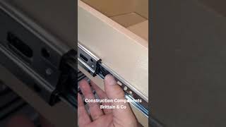 How to resetfix soft close drawer slides Construction Components  Brittain amp Co [upl. by Eceinahs]