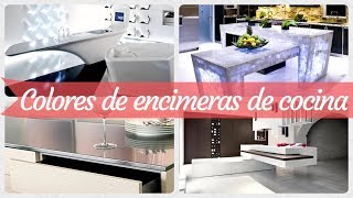 30 modelos de 🍲 colores de encimeras de cocina modernas [upl. by Dekow]