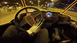 Sliding a Polaris RZR 1000 through Chicago Street Legal [upl. by Enyawud542]