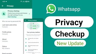 Whatsapp Privacy Checkup Kya Hai  Whatsapp Privacy Checkup Settings  Privacy Checkup Whatsapp [upl. by Assehc]