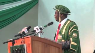 The Welcome Address of the Vice Chancellor University of Nigeria Nsukka at 45th Convocation Cerem [upl. by Avra]