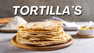 Hoe maak je tortillas simpel basis recept [upl. by Norine]