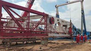 Rig building drilling rig oilfield oil industry petroleum engineering blowout preventer oil and gas [upl. by Owades]