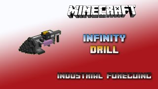 Infinity Drill 💎 Minecraft Industrial Foregoing Tutorial 💎 English [upl. by Griseldis]