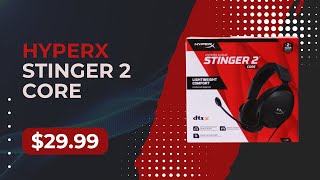 HyperX Cloud Stinger 2 Core Gaming Audio on a Budget [upl. by Baudoin120]