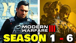 ALL Modern Warfare 3 Cutscenes Seasons 16 Warzone amp COD MW3 Seasonal Cutscenes lack of a story 🤦 [upl. by Drofub]