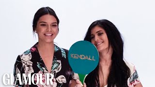 Kendall and Kylie Jenner Play “Which Sister”  Glamour [upl. by Cartan]