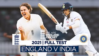 Verma Knight amp Dunkley Star as India Fight to Draw  Full Test Highlights  England Women v India [upl. by Corty969]