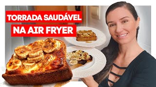 Torrada de Banana na Air Fryer  O Melhor PréTreino [upl. by Alfons]