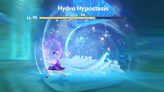 Ayaka Burst OneShot Hydro Hypostasis Farming for Kokomi [upl. by Vivian]